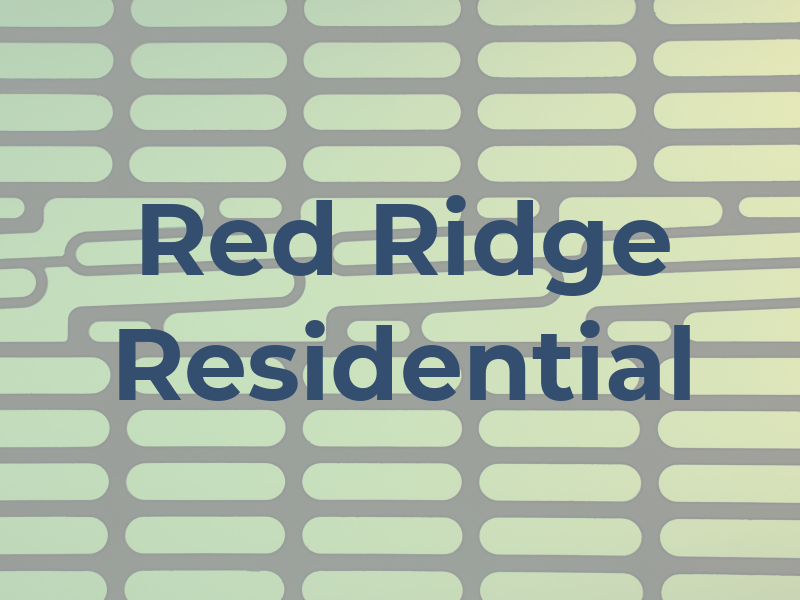 Red Ridge Residential