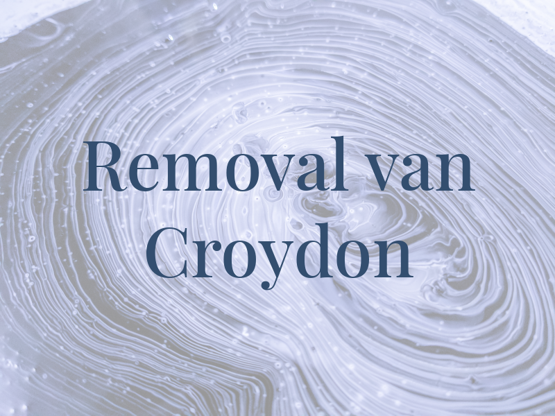 Removal van Croydon