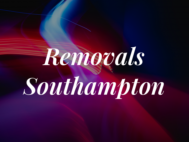 Removals Southampton