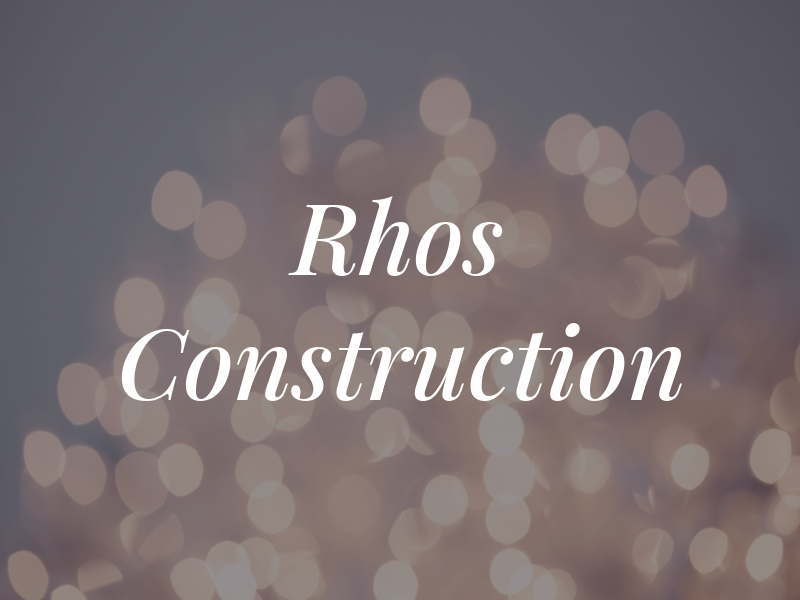 Rhos Construction