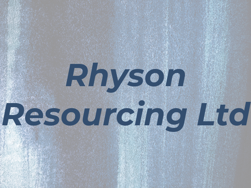 Rhyson Resourcing Ltd