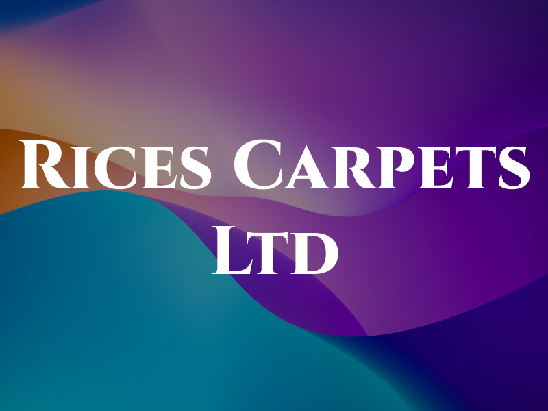 Rices Carpets Ltd