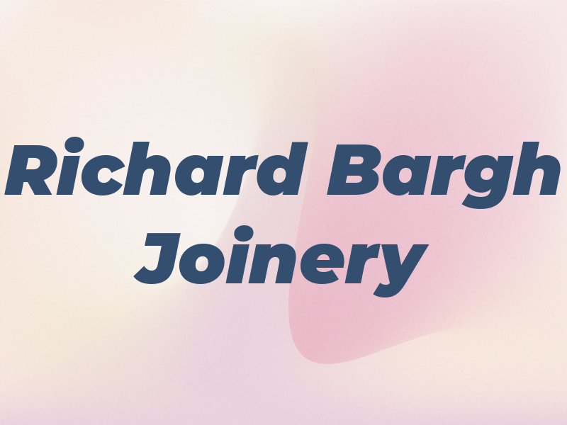 Richard Bargh Joinery