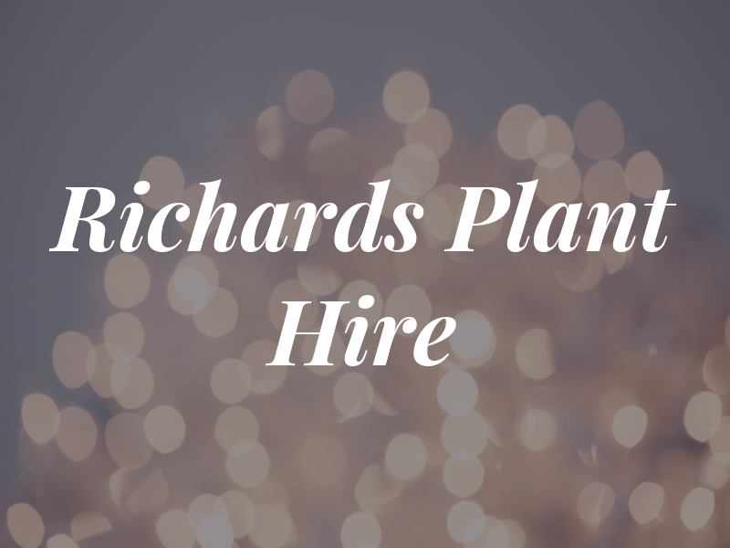 Richards Plant Hire