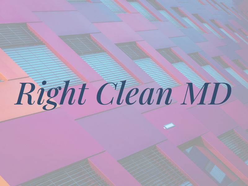 Right Clean MD