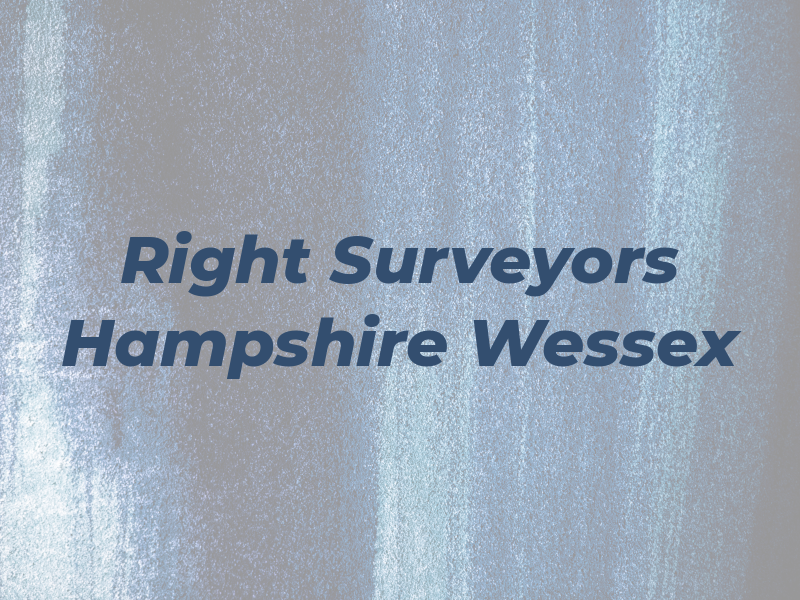Right Surveyors Hampshire and Wessex Ltd
