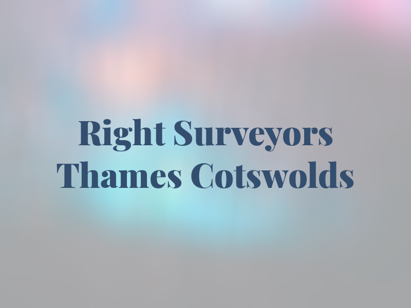 Right Surveyors Thames & Cotswolds Ltd