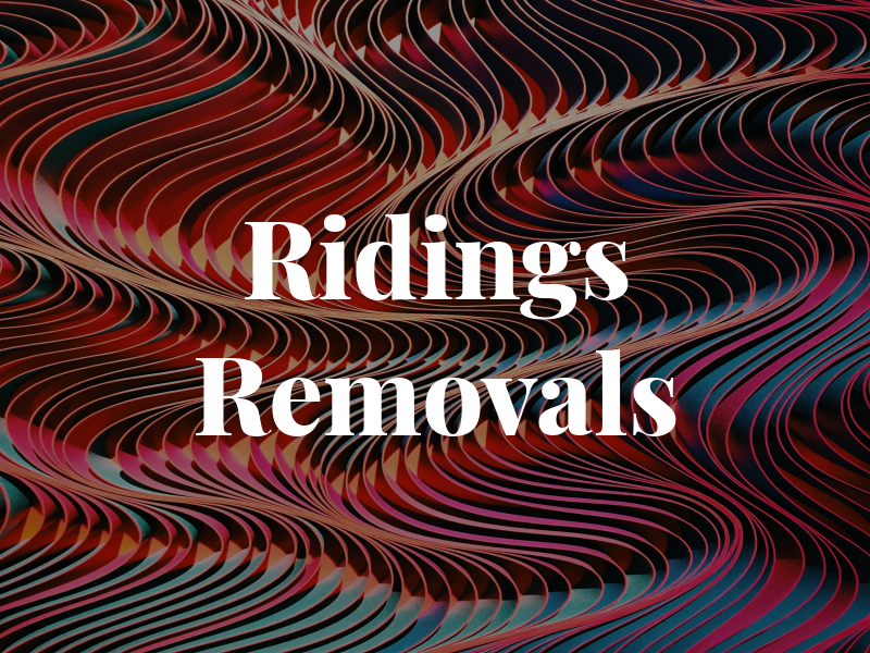 Ridings Removals