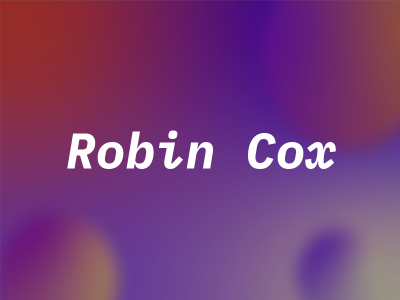 Robin Cox