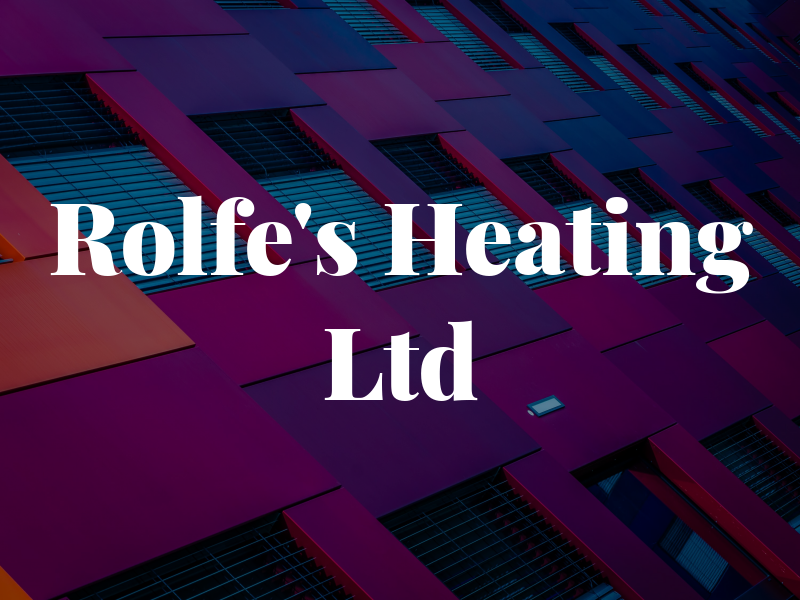 Rolfe's Heating Ltd