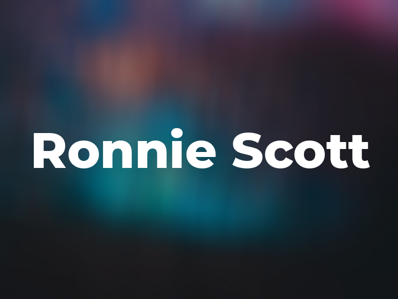 Ronnie Scott