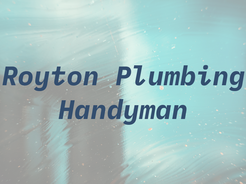 Royton Plumbing & Handyman