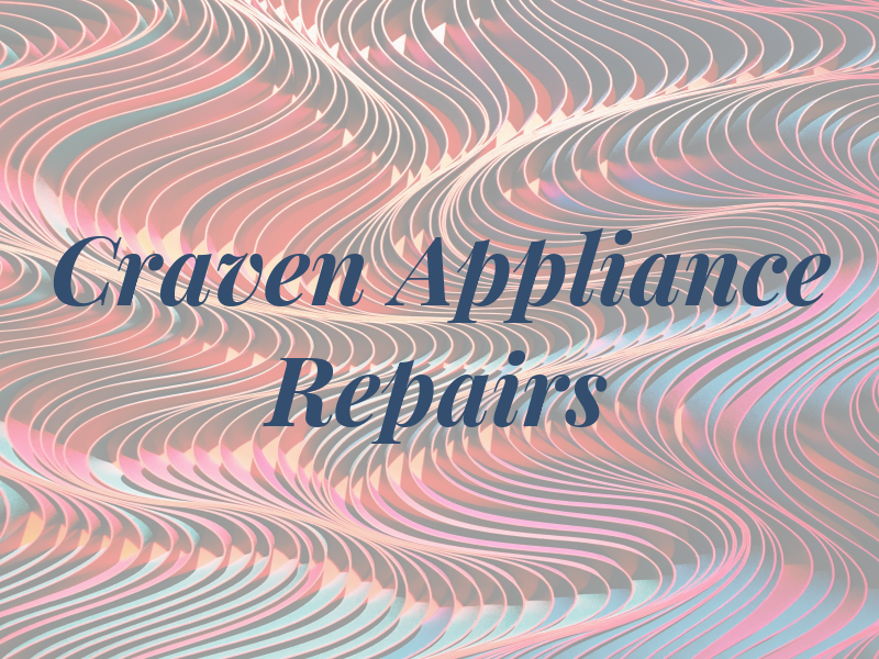 S Craven Appliance Repairs