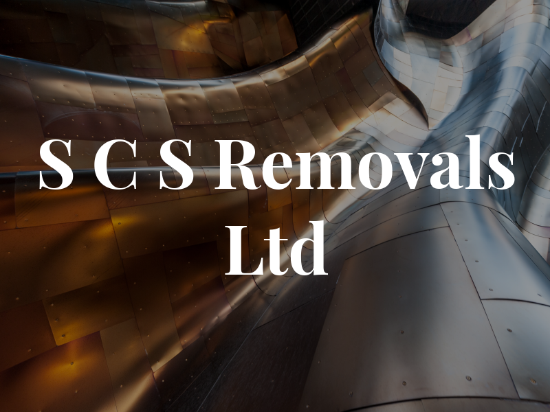 S C S Removals Ltd