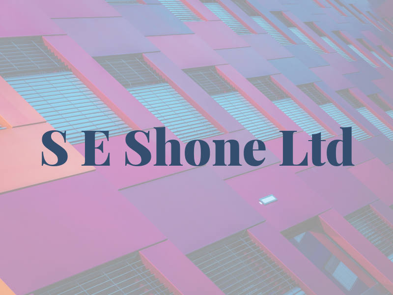 S E Shone Ltd
