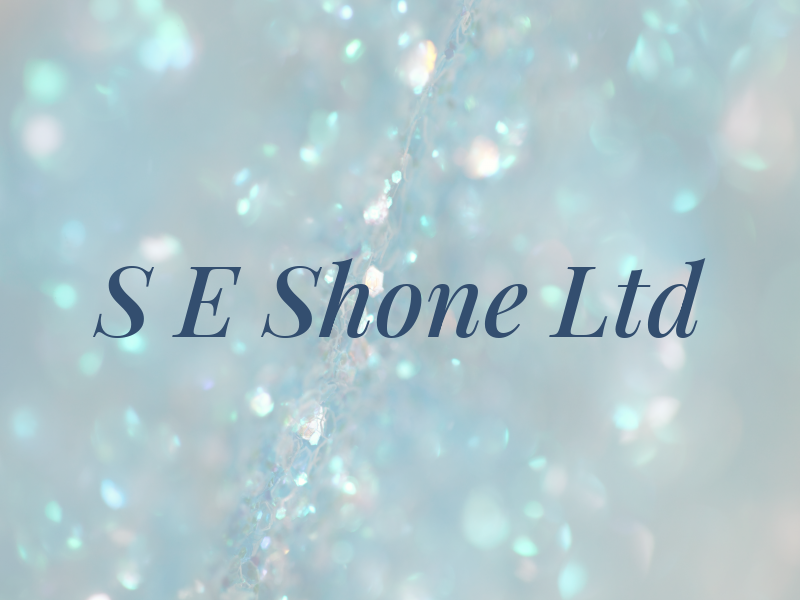 S E Shone Ltd