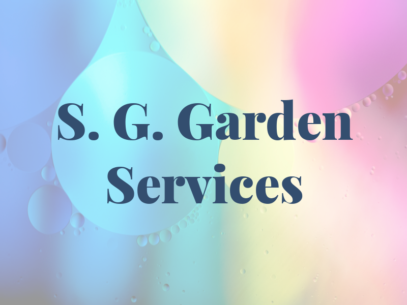S. G. Garden Services