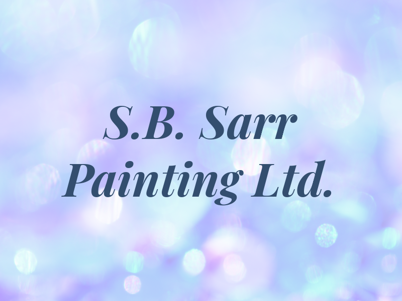 S.B. Sarr Painting Ltd.