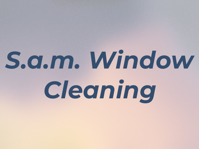 S.a.m. Window Cleaning