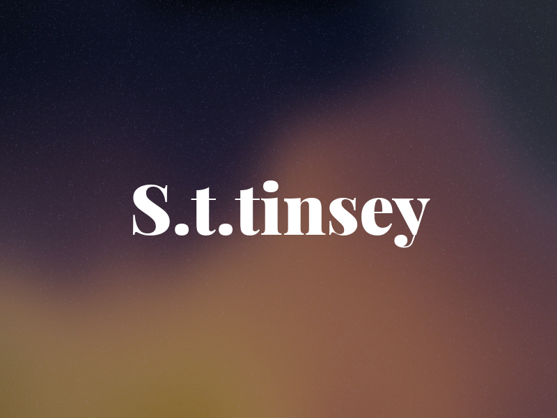 S.t.tinsey