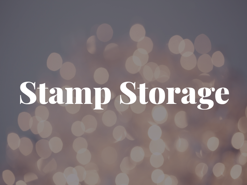 Stamp Storage