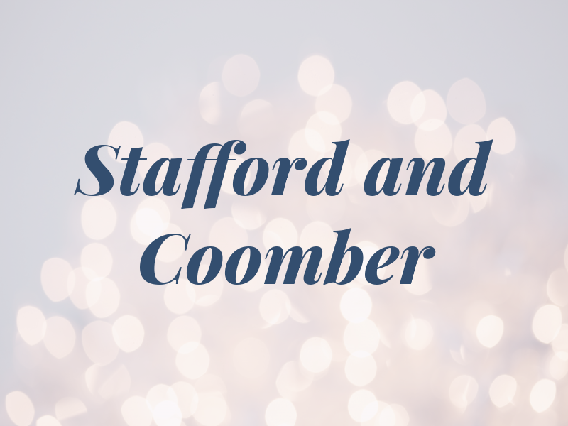 Stafford and Coomber