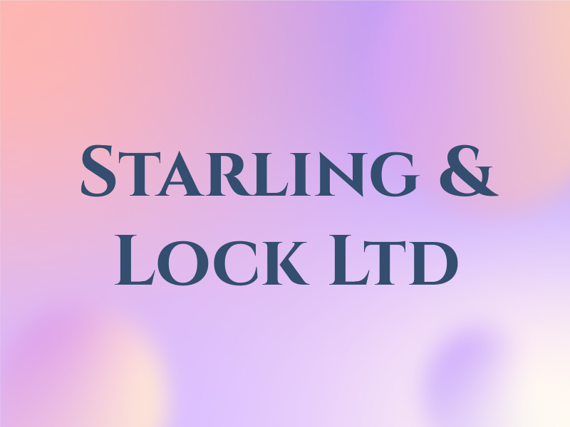 Starling & Lock Ltd