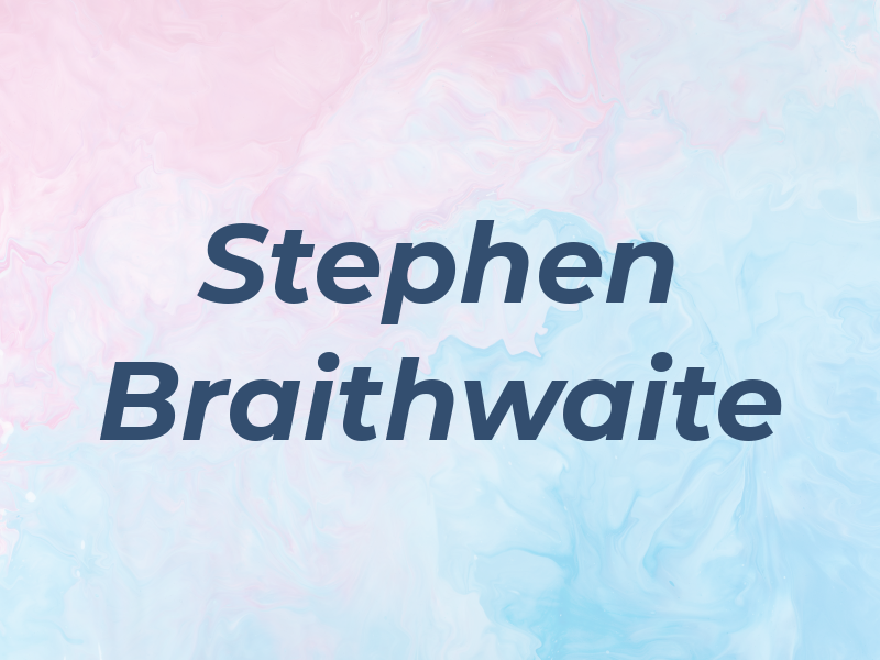 Stephen Braithwaite