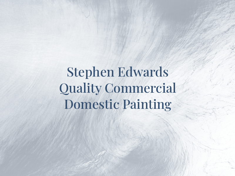 Stephen Edwards Quality Commercial and Domestic Painting
