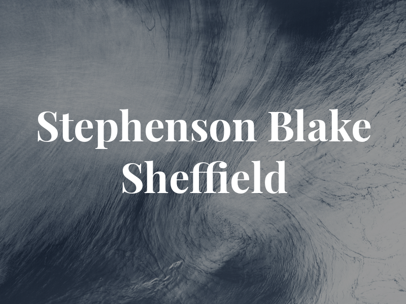 Stephenson Blake Sheffield