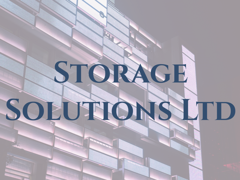 Storage Solutions Ltd