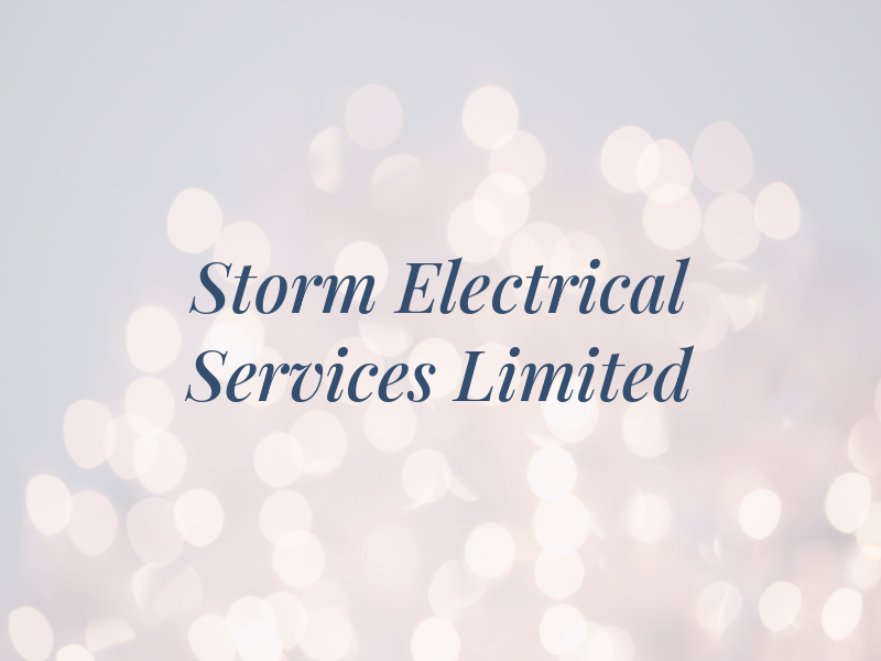 Storm Electrical Services Limited