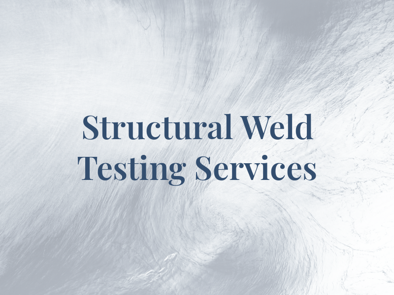 Structural & Weld Testing Services Ltd