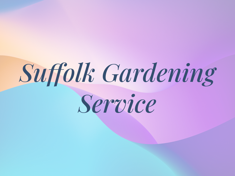 Suffolk Gardening Service