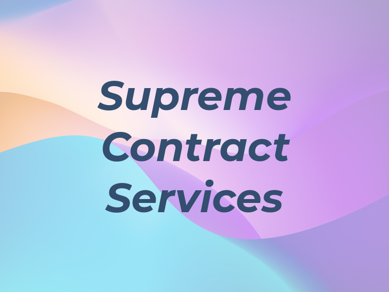 Supreme Contract Services Ltd