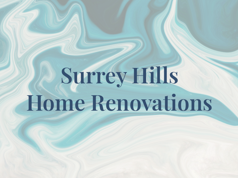 Surrey Hills Home Renovations