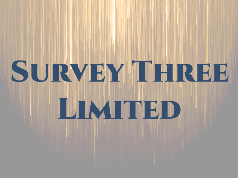Survey Three Limited
