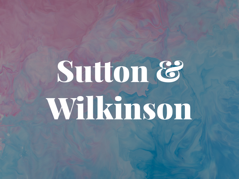 Sutton & Wilkinson