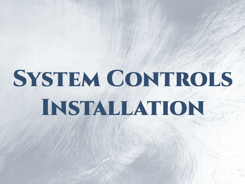 System Controls Installation Ltd