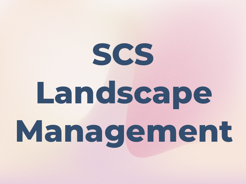 SCS Landscape Management