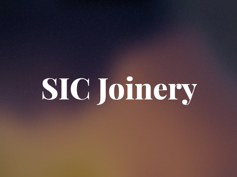 SIC Joinery