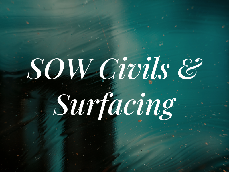 SOW Civils & Surfacing