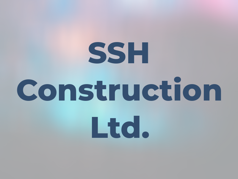 SSH Construction Ltd.