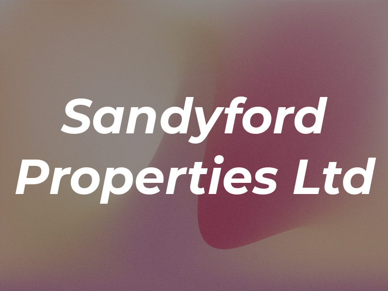 Sandyford Properties Ltd