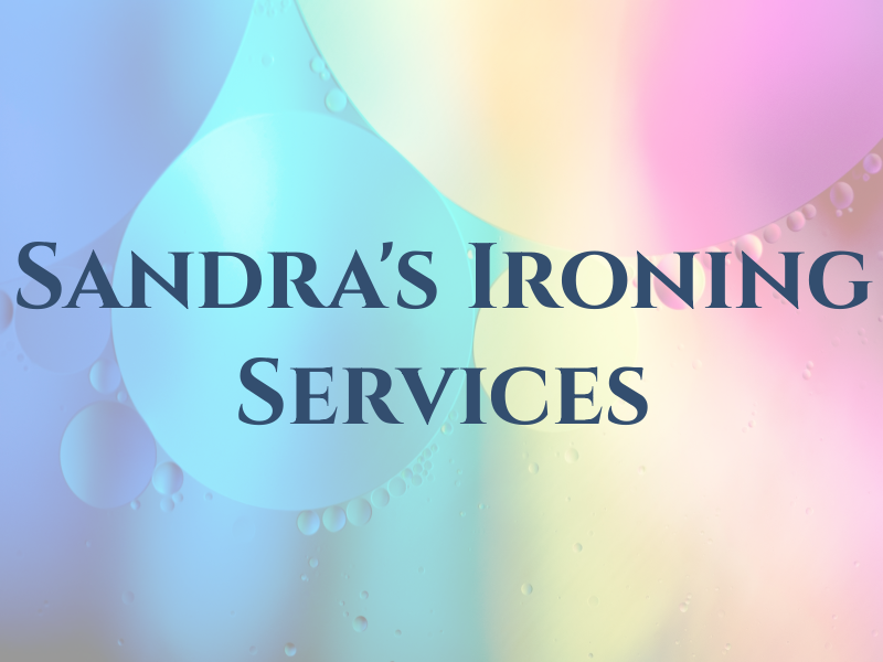 Sandra's Ironing Services