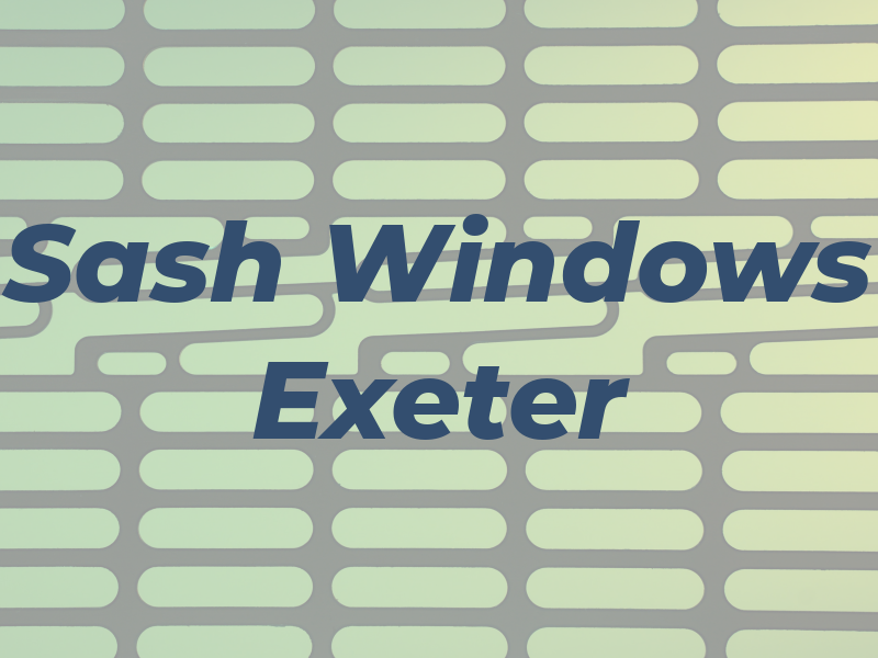 Sash Windows Exeter