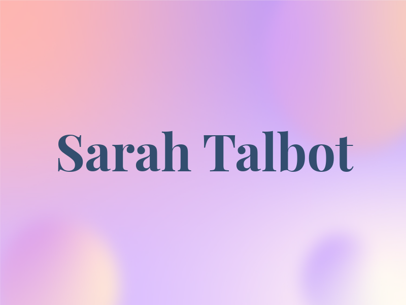 Sarah Talbot