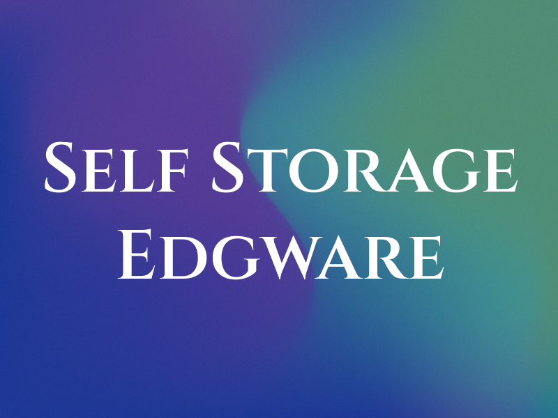 Self Storage Edgware Ltd