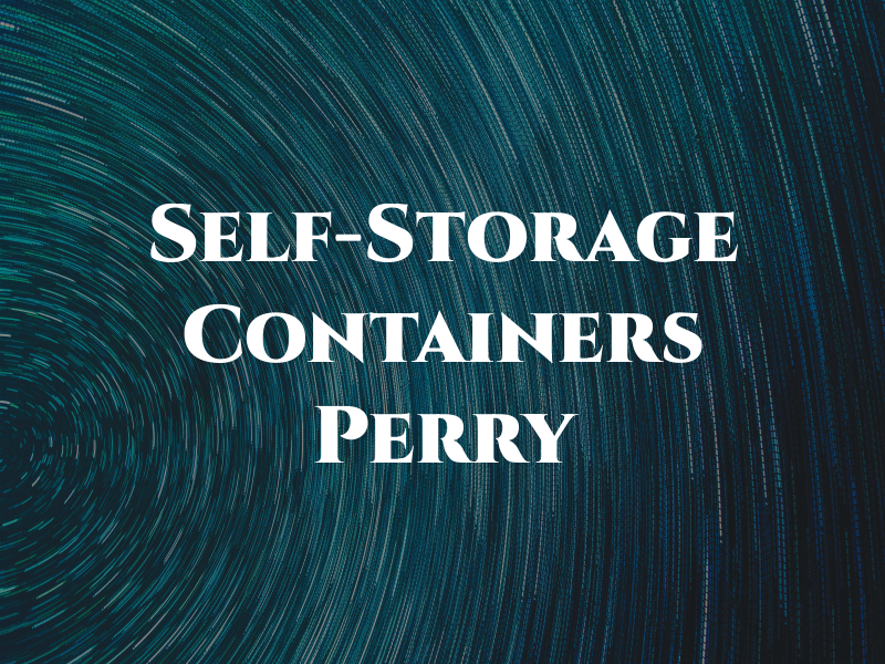 Self-Storage Containers at Ron Perry A19