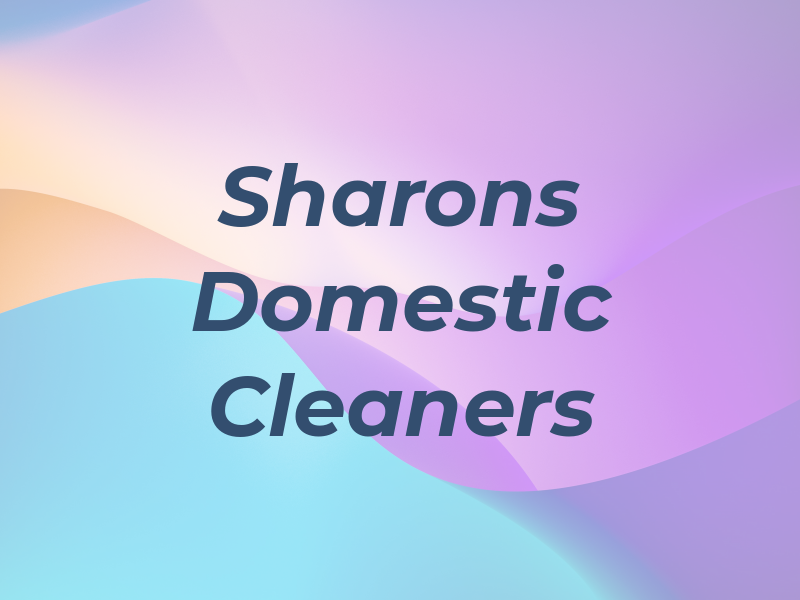 Sharons Domestic Cleaners